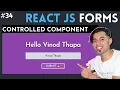 Forms in React JS in Hindi React Controlled Vs Uncontrolled Component in Hindi in 2020