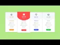 Responsive Pricing Table Using HTML CSS Bootstrap