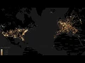 Animation of opensky plane tracks from one day