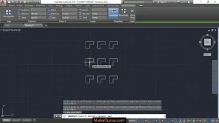 Creating Rectangular Arrays in AutoCAD - Rectangular Arrays AutoCAD Tutorial