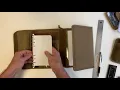Trifold Leaders Book System Fits Moleskine Classic or Army Green book