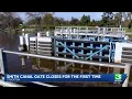 Smith Canal Gate closes for first time to prevent Stockton flooding