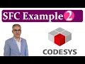 CODESYS SFC Example - Traffic lights control with a single SFC step