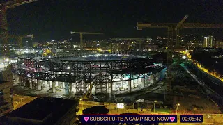 Emissió 4K en directe 23/02/25 de Las Obras del Camp Nou!