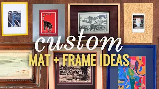 How I Made Old Frames Look Chic NOT DIY d 20 EASY Framing Tricks