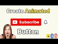 Create Animated YouTube Subscribe Button Using HTML CSS