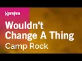 Download Lagu Wouldn't Change a Thing - Camp Rock | Karaoke Version | KaraFun