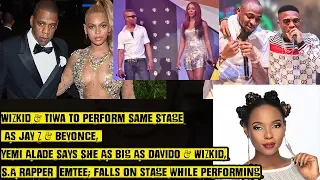 wizkid tiwa to perform on same stage as jay z u0026 b yemi alade says she as big as davido emtee