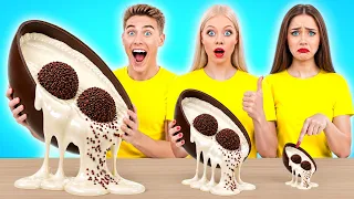 Thử thách Tấm Lớn, Vừa Và Nhỏ | Ý Tưởng Nấu Ăn Sáng Tạo Multi DO Challenge