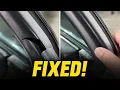 Repairing Torn Car Door Weatherstrip