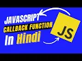 Callback functions in javascript Hindi JavaScript Tutorial In Hindi for Beginners with examples