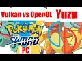 Pokemon Sword Yuzu Emulator VULKAN vs OpenGL