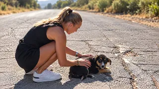 Someone Saw This Little Puppy and Stopped to Help