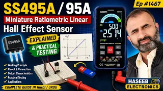 SS495A 95A Miniature Ratiometric Linear Hall Effect Sensor Ep