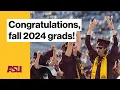 Congratulations fall 2024 grads Arizona State University ASU