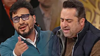 قلق وخوف شديد من لجنة التحكيم علي متسابق صعد بطبقات صوتية تهتز منها الجبال القارئ سيد تقي شكري 