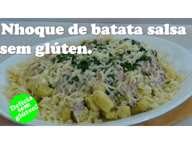 RECEITA: NHOQUE DELICIOSO DE BATATA SALSA SEM GLÚTEN