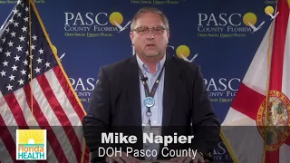 COVID-19 Update from FL DOH Pasco County Health Officer Mike Napier