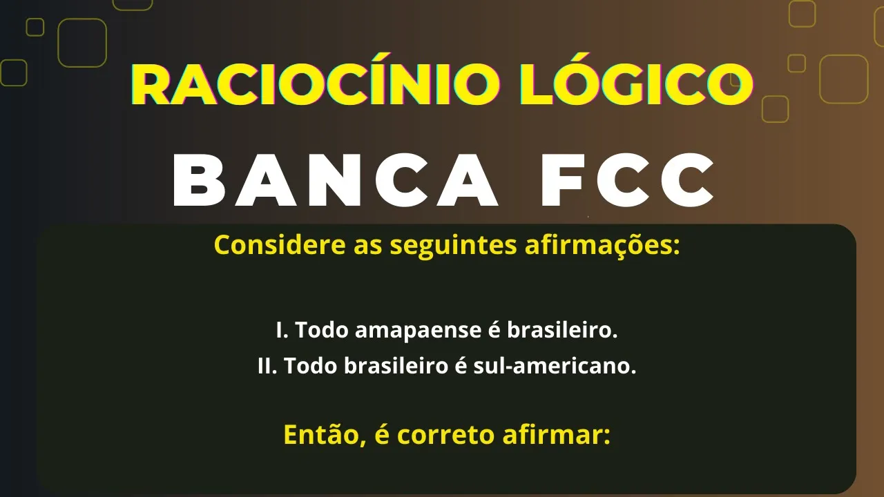 Raciocínio Lógico - Banca #FCC - Questão 26 - Diagramas lógicos, Proposições categóricas
