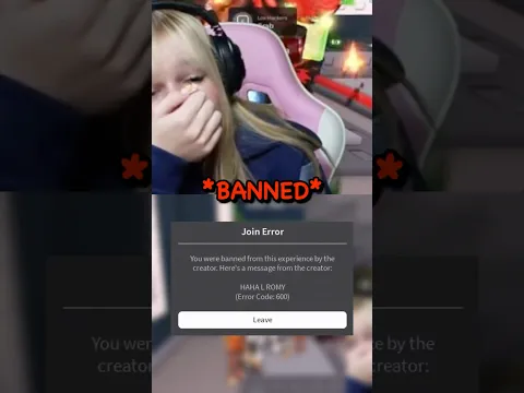 When Romy Got BANNED.. 😢 #stealabrainrot