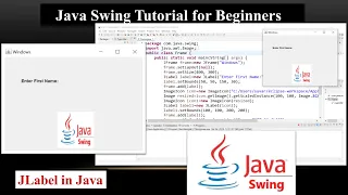 Java Swing Tutorial How to Display Image and Text using JLabel Full Example