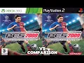 PES 2009 Xbox 360 Vs PS2