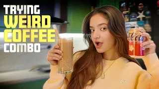 I Tried the Weirdest Coffee Combos Ever 🤯☕