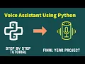 Major Project Voice Assistant Project in Python Programming Step by step Tutorial