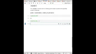 round built-in functions in Python