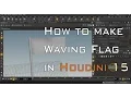 How to Make Waving Flag in Houdini 15 Tutorial from Grafix Service