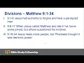 Homiletics Step 2 Divisions