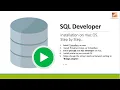 How to install sql developer on mac SQL Developer Installation on Mac step by step