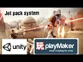 jetpack system made with unity and playmaker