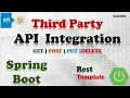 How to Integrate Consume Third Party API in Spring Boot Application GET POST PUT DELETE EnggAdda