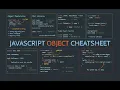 JavaScript object cheatsheet