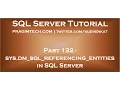 sys dm sql referencing entities in SQL Server