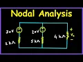 Circuit Analysis Nodal Analysis Solved Example Problem