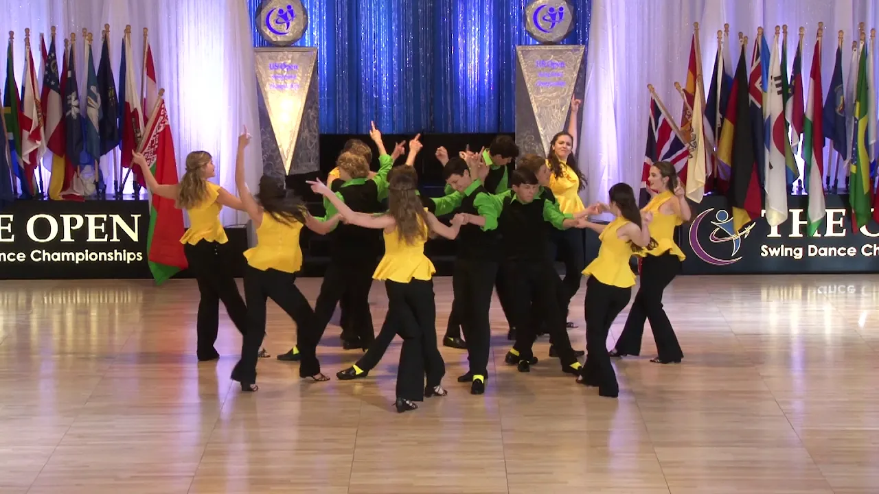 The Open 2018   1st Place Winners   Teams   Junior Shag Dance Team