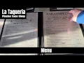 La Taqueria Piche Taco Shop Menu