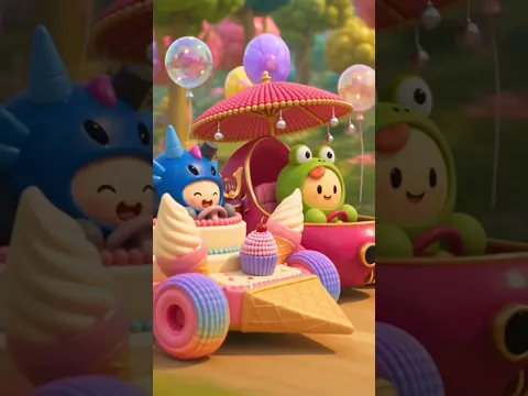 PJ, Sundae & Monono Race Through Balloon Blossom Forest!