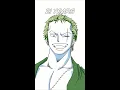 Drawing Zoro ONE PIECE At 40 And 60 Years