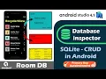 android database inspector android sqlite crud example android studio 4 1 tutorial