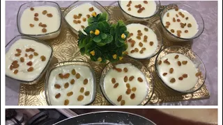 المهلبيه بالقشطة احلى حلى واخف مكونات والطعم خرافه 