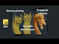 Destructuring Default Params Template Literals ES6 Javascript