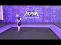 Altitude Trampoline Park - Cal doing a front flip while landing on his feet