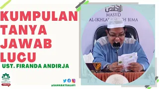 kumpulan tanya jawab lucu dakwah ustadz firanda andirja