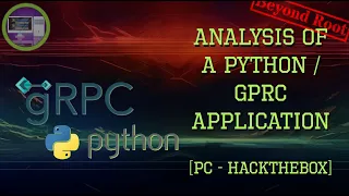 Analysis of a Python GRPC Application PC - HackTheBox