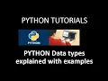 Python Data Types with Examples Complete Guide for Beginners Learn Python for AI and DevOps