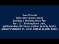Java Tutorial Birt ay Book App 13