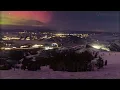 Northern lights from Deer Valley Resort in Park City Utah